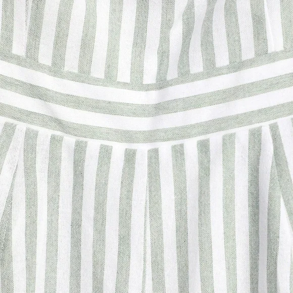 Lulu's White and Green Off-Shoulder Jumpsuit - Picture 6 of 14